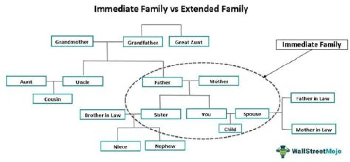 Are aunts considered immediate family?