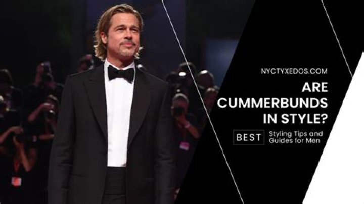 Are cummerbunds out of style?