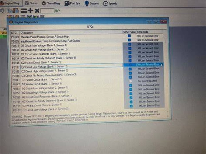 Can hp tuners read codes?