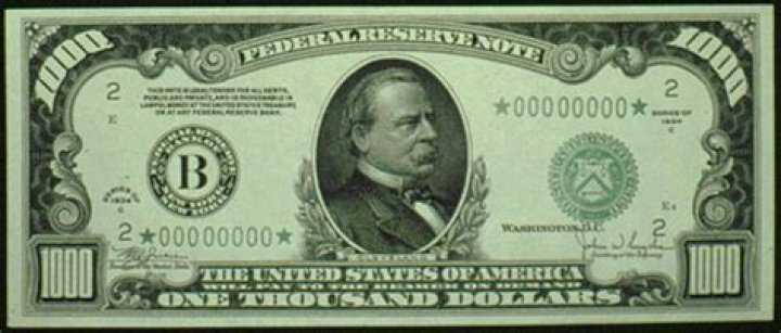 Can i get a 1000 dollar bill from the bank?