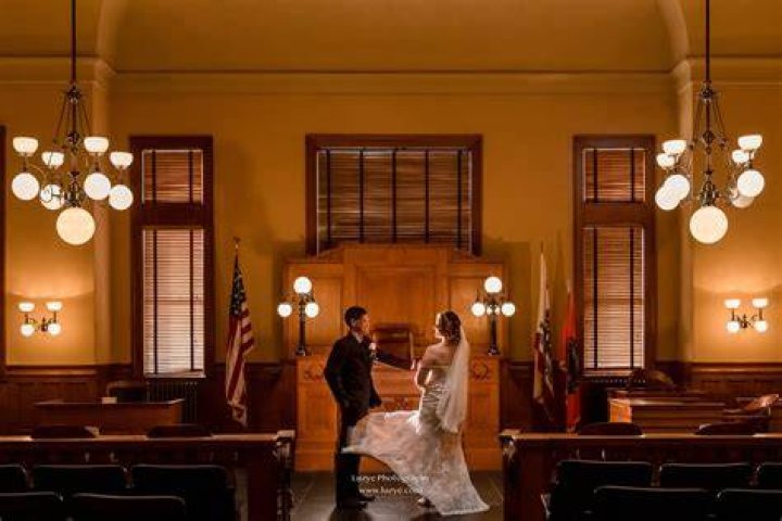 Do a courthouse wedding?