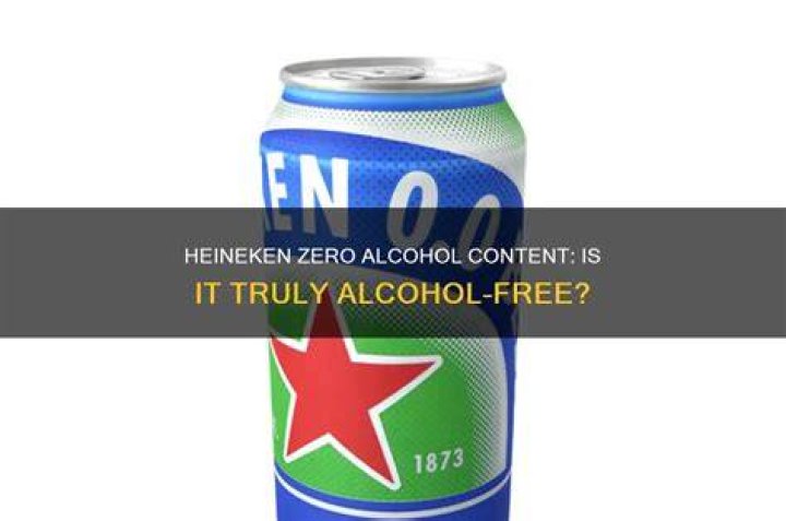 Does heineken 0.0 have alcohol?