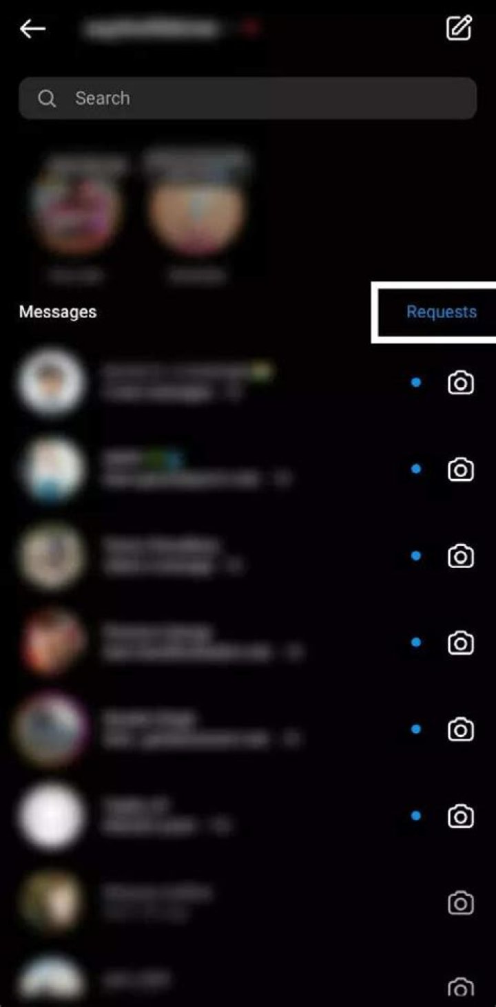 What's message request on instagram?