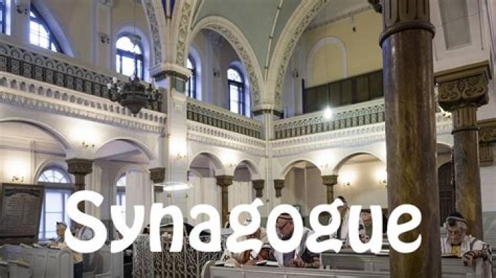 What does the word synagogue mean?