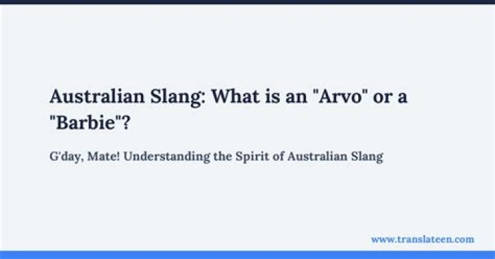 What is arvo australian?