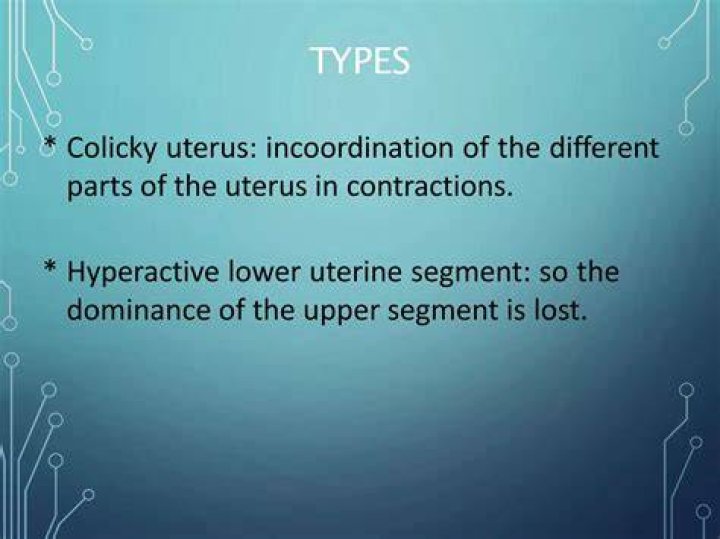 What is colicky uterus?