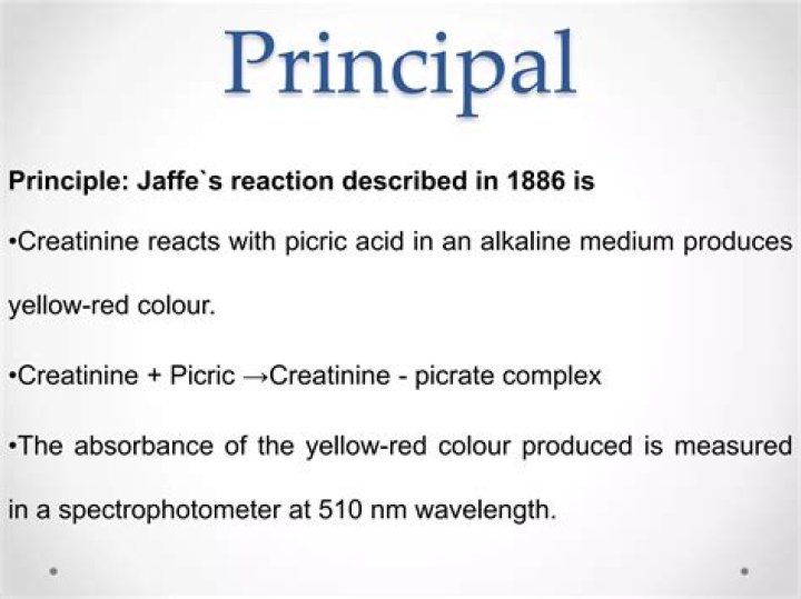 What is colour of creatinine picrate?