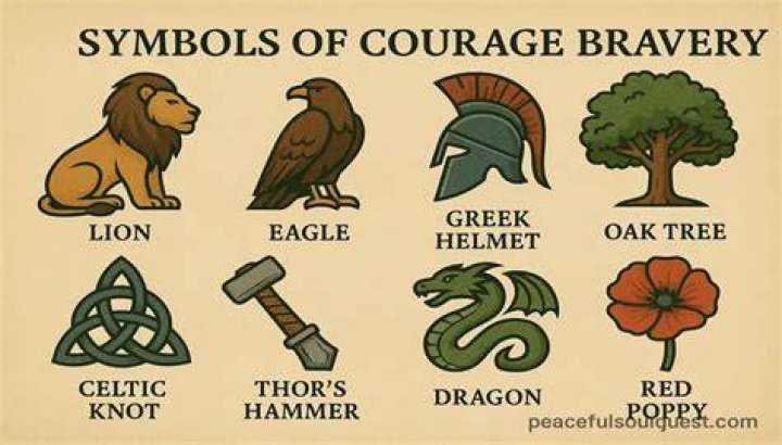 Whats the symbol for bravery?