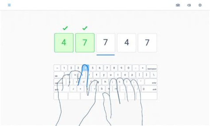 When typing in predefined characters?