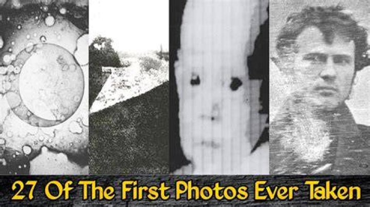 Where were the first photographs taken?