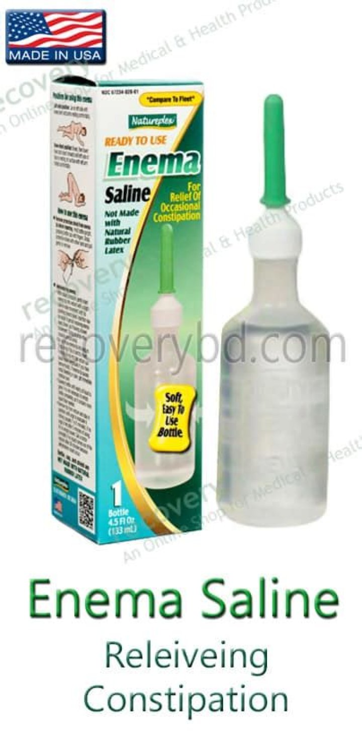 Will enema soften hard stool?
